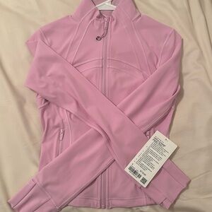 Lululemon define jacket pink cropped